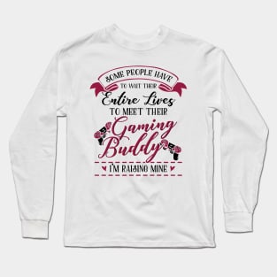 Gaming Mom and Baby Matching T-shirts Gift Long Sleeve T-Shirt